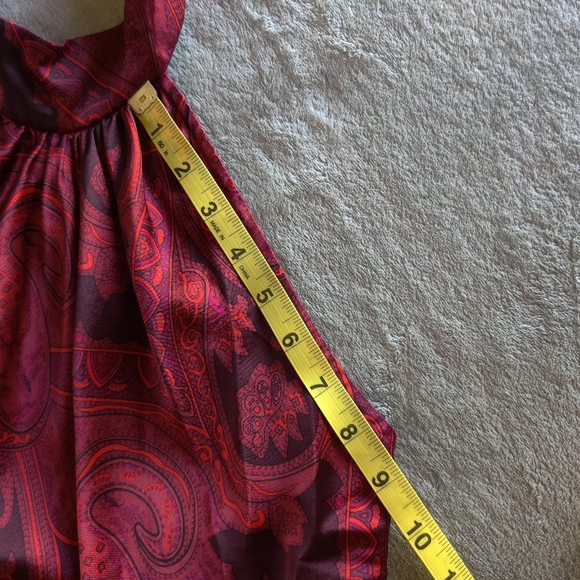 SOLD.......Stunning Silk Halter Dress - Picture 10 of 15